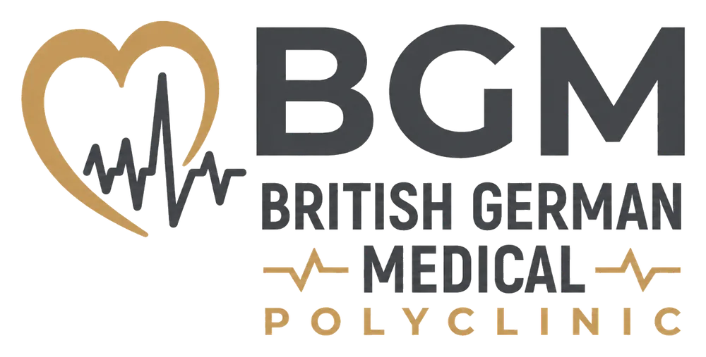 Official BGM British German Medical Polyclinic logo