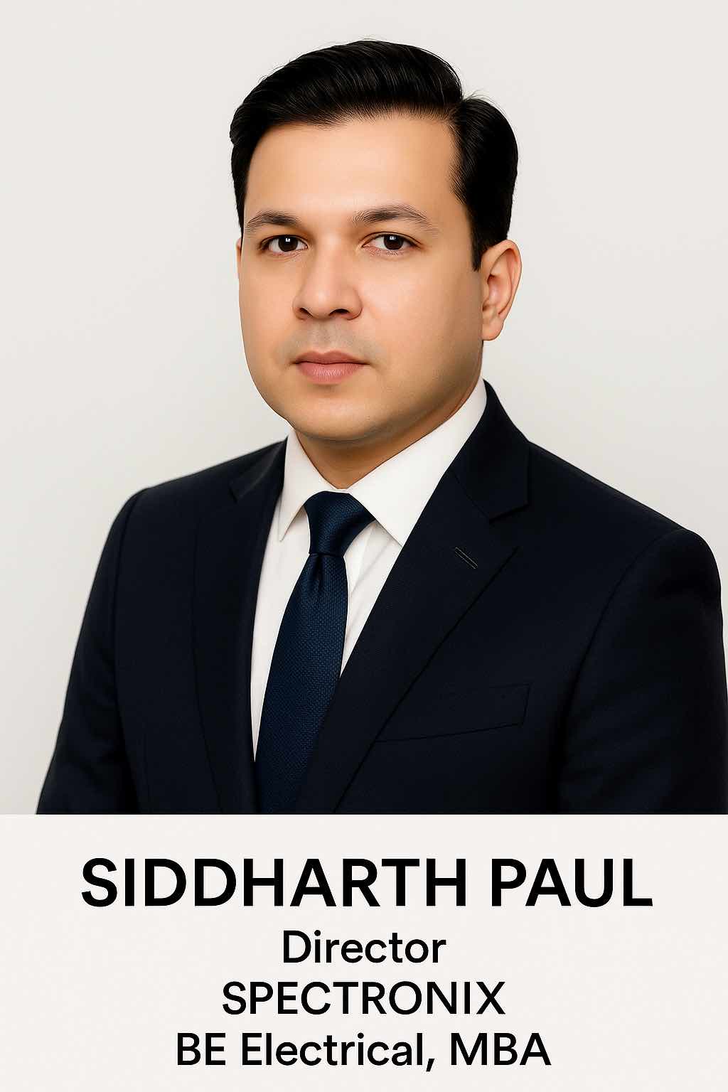 Siddharth Paul, Founder & Director, Spectronix