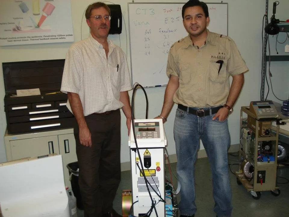 Laser technology training session in the United States